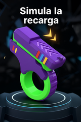 Fidget Slider Rotatorio 3D – Juguete Antiestrés de Dedo | Spinner Sensorial de Oficina y Escritorio para Aliviar Estrés y Ansiedad