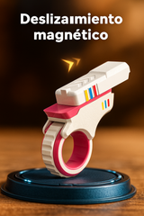 Fidget Slider Rotatorio 3D – Juguete Antiestrés de Dedo | Spinner Sensorial de Oficina y Escritorio para Aliviar Estrés y Ansiedad