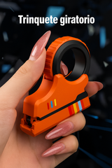 Fidget Slider Rotatorio 3D – Juguete Antiestrés de Dedo | Spinner Sensorial de Oficina y Escritorio para Aliviar Estrés y Ansiedad