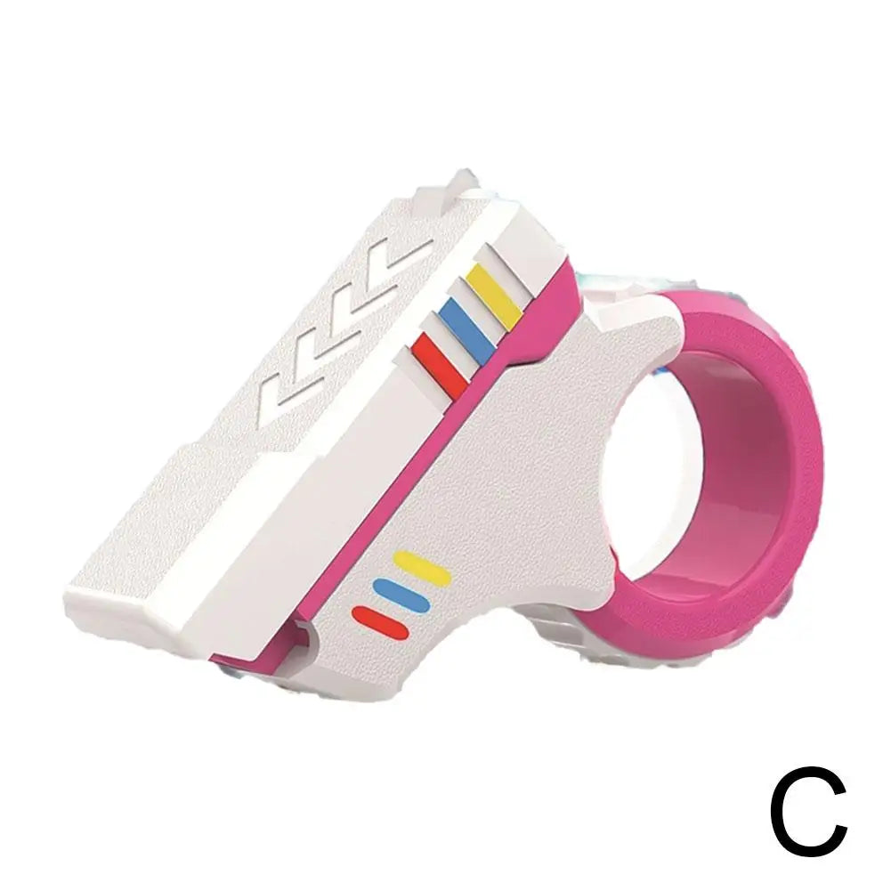 Fidget Slider Rotatorio 3D – Juguete Antiestrés de Dedo | Spinner Sensorial de Oficina y Escritorio para Aliviar Estrés y Ansiedad