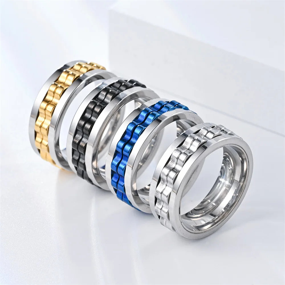 Fidget Slider Rotatorio 3D – Juguete Antiestrés de Dedo | Spinner Sensorial de Oficina y Escritorio para Aliviar Estrés y Ansiedad