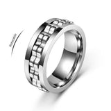 Fidget Slider Rotatorio 3D – Juguete Antiestrés de Dedo | Spinner Sensorial de Oficina y Escritorio para Aliviar Estrés y Ansiedad