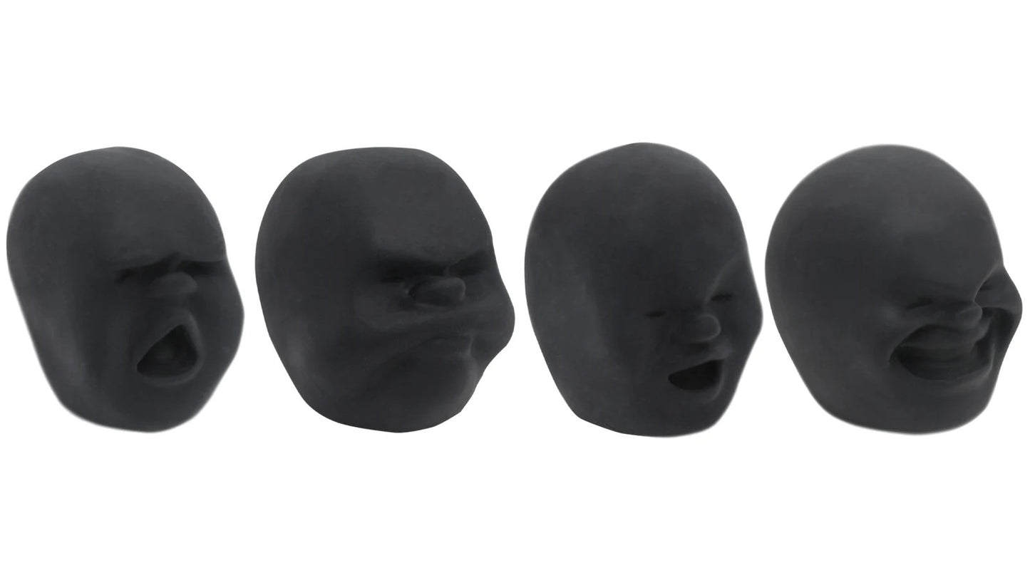 Bola Antiestrés con Cara Humana – Juguete Suave para Aliviar Estrés y Ansiedad | Pelota de Descompresión Divertida