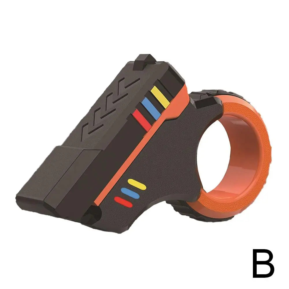 Fidget Slider Rotatorio 3D – Juguete Antiestrés de Dedo | Spinner Sensorial de Oficina y Escritorio para Aliviar Estrés y Ansiedad