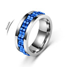 Fidget Slider Rotatorio 3D – Juguete Antiestrés de Dedo | Spinner Sensorial de Oficina y Escritorio para Aliviar Estrés y Ansiedad