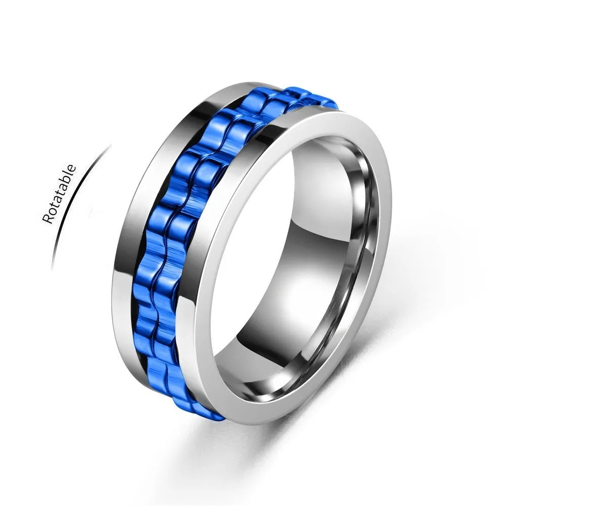 Fidget Slider Rotatorio 3D – Juguete Antiestrés de Dedo | Spinner Sensorial de Oficina y Escritorio para Aliviar Estrés y Ansiedad